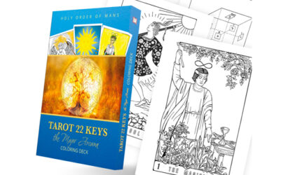 tarot coloring cards and guidebook holy order of mans